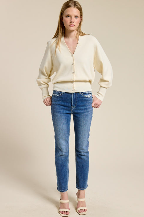 LUXE CASHMERE BLEND CARDI